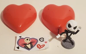 DISNEY VALENTINE'S DAY HEART OPEN PACK FIGURE NIGHTMARE BEFORE CHRISTMAS JACK - Picture 1 of 2