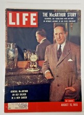 Life Magazine August 15, 1955 - General Douglas MacArthur - Disneyland - Ads