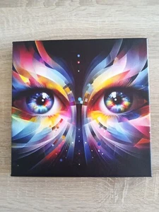 Stampa su Tela - 20x20 - Arte Astratta - occhi - Casa e Ufficio - Foto 1 di 3