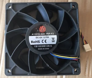 6000+ RPM Fan 4-pin Bitmain Antminer  S19 S9 V9 L3+ D3 D5 S11 S11 T17 Z15 Z11 - Picture 1 of 5