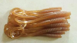 Engulf Baits 7" Bungee Reflex Worms in Custom Color: Nightcrawler 12 ct. pckg - Picture 1 of 1
