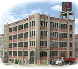 WALTHERS Cornerstone 933-3253 N Scale AMERICAN HARDWARE SUPPLY brick structure - Picture 1 of 2
