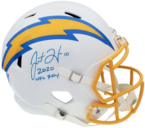 Autographed Justin Herbert Los Angeles Chargers Helmet Item#11570070