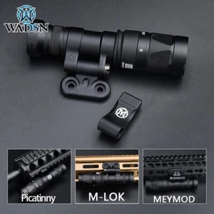 Tactical Flashlight M340W Metal Strobe With Picatinny/MLOK/Keymod Rail Base - Picture 1 of 12