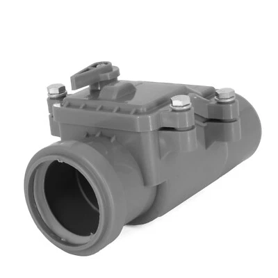 Rückstauklappe Ø DN50 Rückstauverschluss Rattenschutz Verriegelung waagerecht - Bild 1 von 3