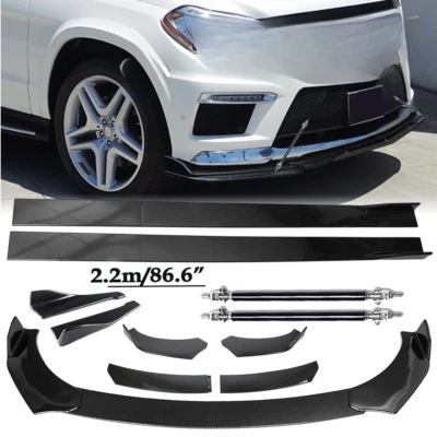 Front Lip Chin Bumper Body Kits 86.6" Side Skirt For Mercedes-Benz GL-Class 550 Foto 1 de 4