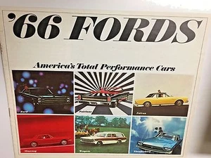 1966 Fords Car Catalog From Dealer - Picture 1 of 1