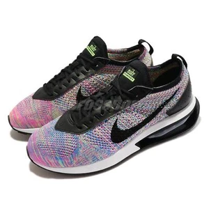 Nike Air Max Flyknit Racer Multi Color Black Men Unisex Casual Shoes DJ6106-300 - Picture 1 of 8