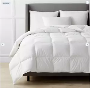 The Company Store Legends Hotel Premium Organic KING Down Comforter-Med Warmth - Picture 1 of 4