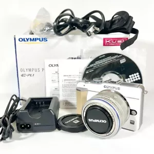 Olympus Pen e-pl1 M.zuiko fotocamera mirrorless digitale 14-42 mm F3.5-5.6 dal Giappone - Foto 1 di 16