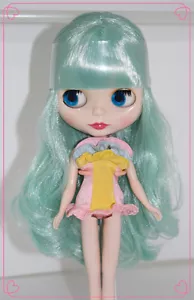 Bambola nuda Takara 12" Neo Blythe verde chiaro capelli di fabbrica TBY05 - Foto 1 di 5