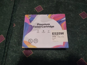 EZink E525W Toner Cartridges 4Pack Set Bk, Y, M, C-Dell open box, sealed cartrig - Picture 1 of 3