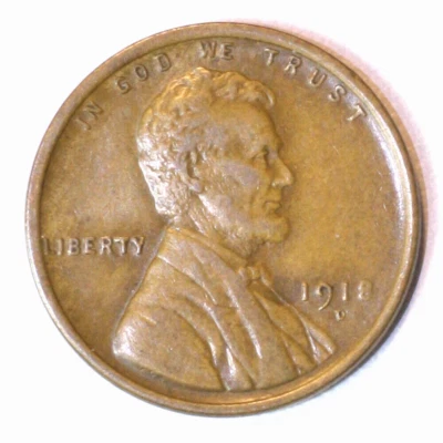 1918-D Lincoln Cent - Image 1 of 3