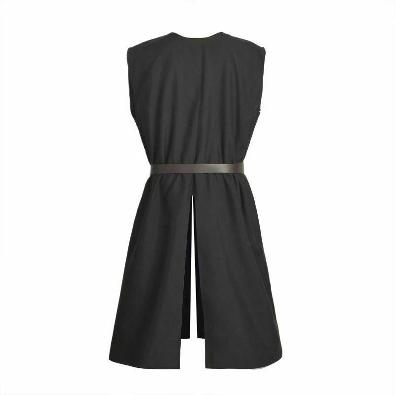 CABALLERO CRUZ BLANCO MEDIEVAL Túnica Abrigo Cruzado Sin Mangas Renacimiento SCA Foto 1 de 4