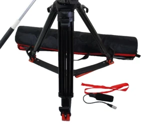 O'CONNOR DA BLAK 2D TRIPOD SYSTEM GROUND SACHTLER SPREADER BAG EXT SERVICED 99Lb - Picture 1 of 8