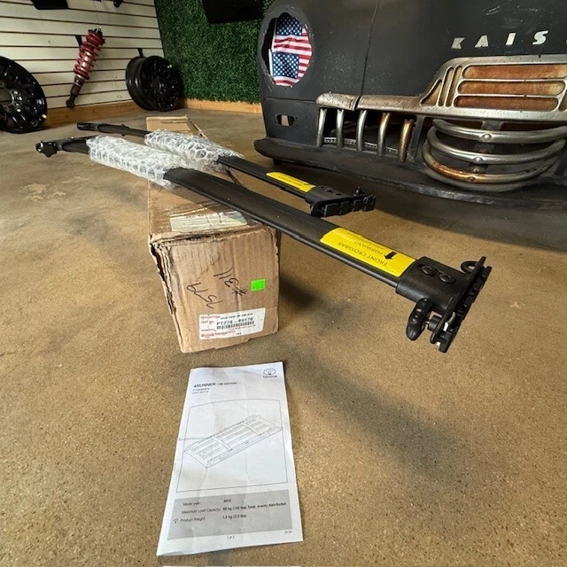 (1) KIT DE 2 PIEZAS BARRA TRANSVERSAL PORTAEQUIPAJES DE TECHO TOYOTA 4RUNNER 2010-2024 OEM PT278-89170 Foto 1 de 4