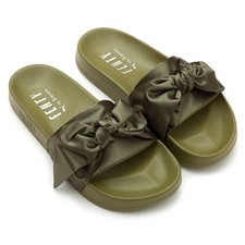 fenty slides bow black