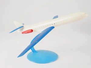 SOLIDO MONAVAC production Algeria) Caravelle aircraft plastic on tripod RARE - Picture 1 of 10