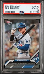 PSA 10 Shohei Ohtani SP SSP Holograma #351SP 2024 Topps Ahora 97480625 - Imagen 1 de 2
