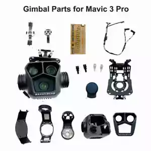 DJI Mavic 3 Pro cardán rollo guiñada brazo motor placa absorbente de vibración cable PTZ - Imagen 1 de 19