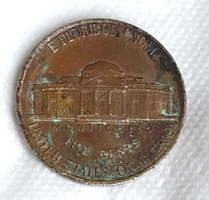 1992 D Jefferson Nickel, Missing Clad Layer Error both obverse and reverse - Picture 1 of 2