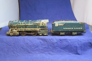 Unique Art Postwar 1950 Electric Locomotive and Tender CT - Picture 1 of 6
