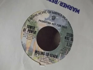 ]*PROMO* TOWER OF POWER WILLING TO LEARN X 2 ON WARNER BROTHERS RECORDS - Picture 1 of 2