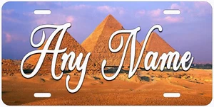 Pirámide Personalizada Novedad Coche Auto Matrícula Cualquier Nombre - Imagen 1 de 3