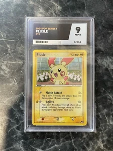 Plusle 13/17 Pop Serie 1 2004 Pokemon Karte - Ace Graded Mint 9 - Bild 1 von 2
