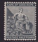 CAPE OF GOOD HOPE SG48 1884 1/2d Grey-Black, lightly Mounted Mint
