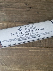 Rollo Sellado Pre Pegado Hoja Sólida Vinilo Mirage Revestimiento de Pared 56 Pies M² Rosa Floral - Imagen 1 de 3