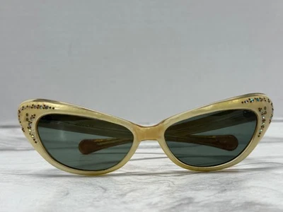 Authentic 1950's Cat Eye Retro Mid Century Sunglasses Made in France - Image 1 of 4