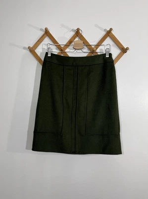 Falda Ann Taylor Verde Lana Cabello de Conejo 6 Foto 1 de 4