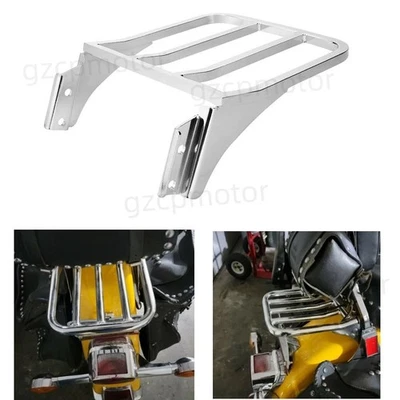 Portaequipajes con respaldo de barra Sissy para Harley Sportster 883 1200 XL 2004-Up Motor Foto 1 de 4