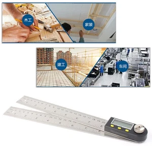 iGaging 7,87" Elektroniczny cyfrowy kątomierz Goniometr Wyszukiwarka kątowa Wskaźnik ukośników - Zdjęcie 1 z 6