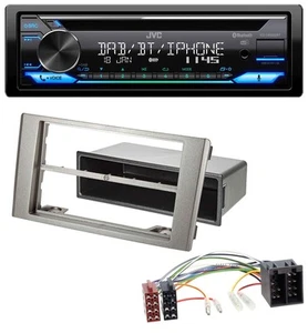 JVC Bluetooth MP3 USB DAB CD Autoradio für Iveco Daily (2006-2014) silber - Bild 1 von 8