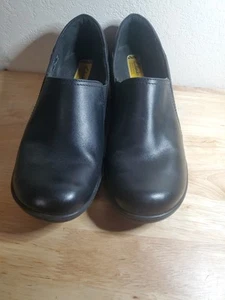 Clarks Schuhe Damen 9M GraspChime Loafer schwarz Leder rutschfest 26066726 - Bild 1 von 10