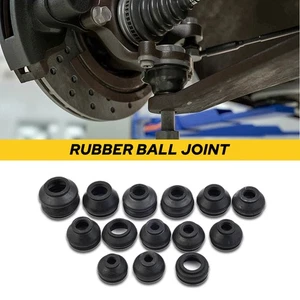 14PCS Universal Rubber Ball Joint Rubber Dust Boot Cover Track Rod End Set Kit C - Foto 1 di 5