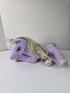 2002 Mattel Genuine Barbie Swan Lake Lila Talking Unicorn Plush Character Works - Picture 1 of 19