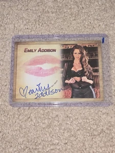 Emily Addison Autograph Signed Kiss Card Collectors Expo Model #1 - Picture 1 of 2