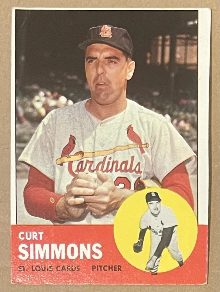 Tarjetas de béisbol Topps 1963, uso para relleno, elige tu tarjeta. Foto 1 de 1