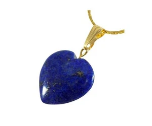 Persischer Lapislazuli - Altes Ägypten Totenbuch Mumie Herz Amulett 14ktGF - Bild 1 von 9