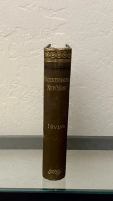 A History of New York by Diedrich Knickerbocker 1891 HC/Vintage - Bild 1 von 4