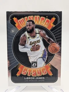 💥2021-22 Donruss Optic #3 LeBron James Winner Stays Holo NBA Los Angeles Lakers - Bild 1 von 2