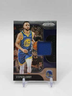 2019-20 Panini Prizm Sensational Swatches Jersey Stephen Curry #SS-SCU Game Worn - Image 1 of 2
