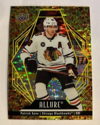 2022-23 Upper Deck Allure - Patrick Kane #75 Gold Glitter Bomb /199 - Image 1 of 2