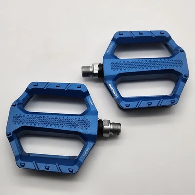 Shimano Flat EF202 Blue Flat / Platform Bicycle Pedals PD-EF202B NO PACKAGE - Image 1 of 2