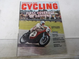 Popular Cycling Magazine June 1970 Dick Mann Daytona 200 - Picture 1 of 2