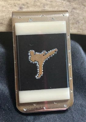 Yellowhorse Nickel Silver Karate Kid Money Clip - Image 1 of 2