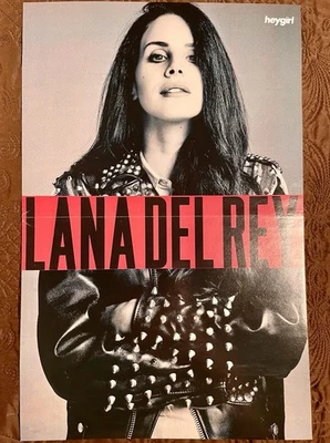Lana Del Rey Fold-Out 2-Sided Poster Eastern European Fan Magazine 2014 Rare #17 - Image 1 of 4